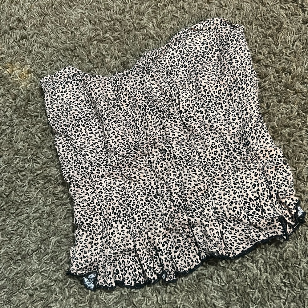 Urban Romantics Cheetah Corset Lined Tube Top Size‎ Small